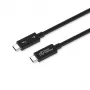 Microconnect TB4015 Thunderbolt kabelis 1,5 m 40 Gbit/s Melns
