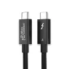 Microconnect TB4015 Thunderbolt kabelis 1,5 m 40 Gbit/s Melns