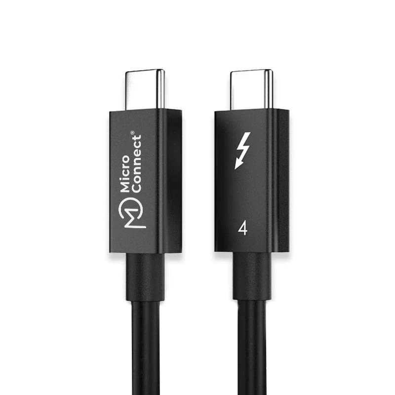 Microconnect TB4015 Thunderbolt kabelis 1,5 m 40 Gbit/s Melns