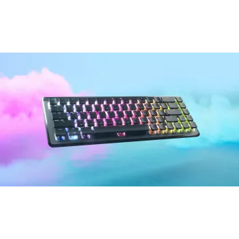 Turtle Beach Vulcan II Mini Air tastatūra Spēlēm RF Bezvadu + Bluetooth QWERTZ Vācu Melns
