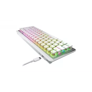 Turtle Beach Vulcan II Mini Air tastatūra Spēlēm RF Wireless + Bluetooth QWERTZ vācu valoda Balta