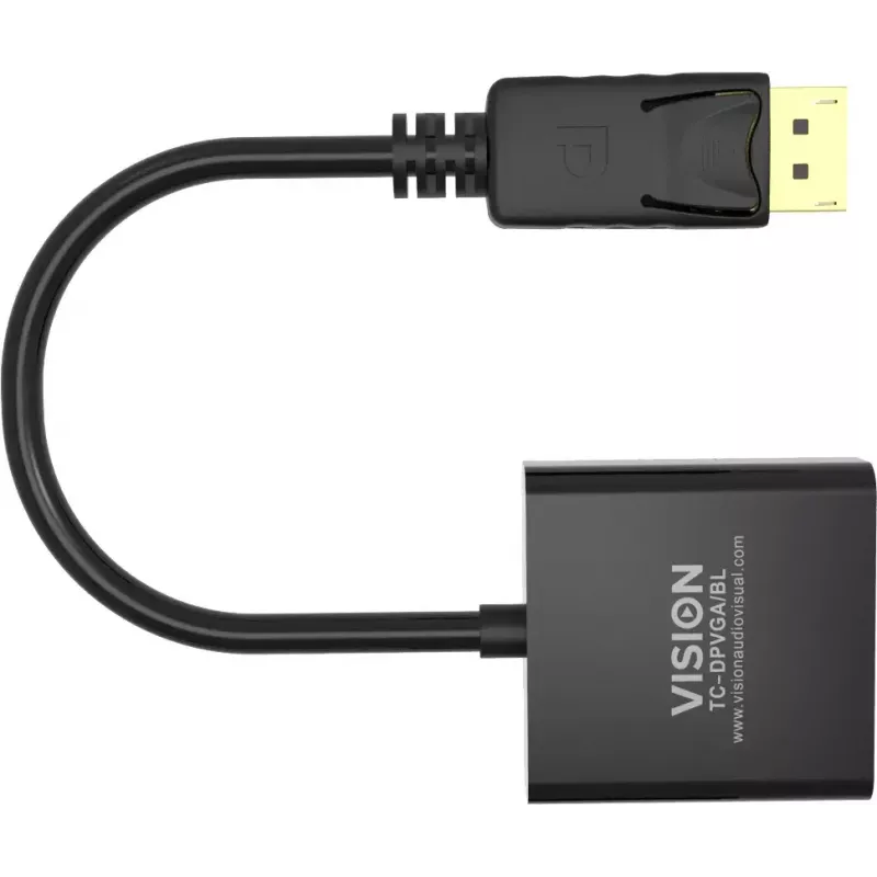 Video kabeļa adapteris DisplayPort uz VGA Vision TC-DPVGA/BL
