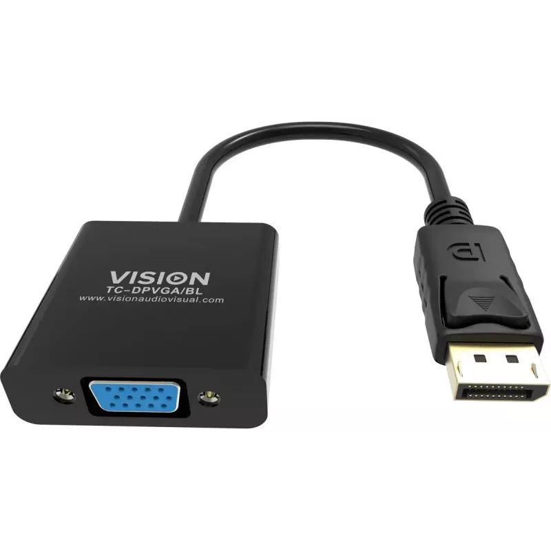 Video kabeļa adapteris DisplayPort uz VGA Vision TC-DPVGA/BL