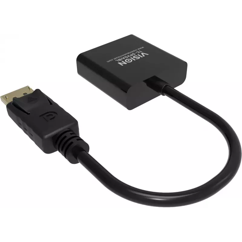 Video kabeļa adapteris DisplayPort uz VGA Vision TC-DPVGA/BL