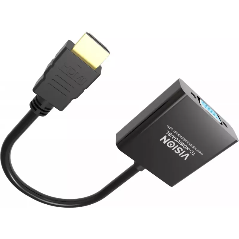 Video kabeļa adapteris Vision TC-HDMIVGA/BL