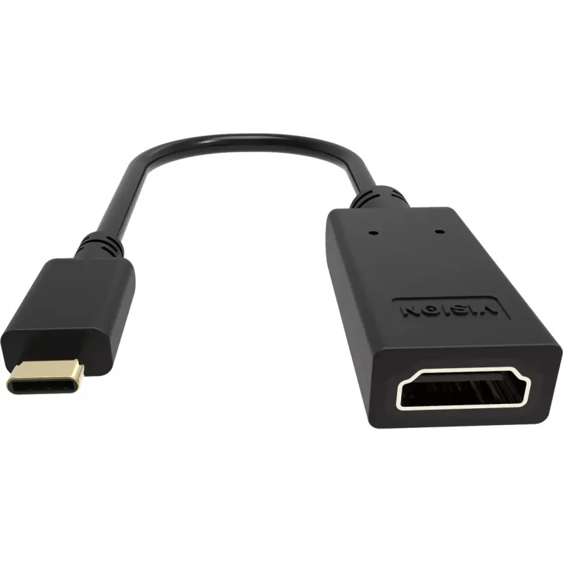 Video kabeļa adapteris USB Type-C uz HDMI Type A standarta Vision TC-USBCHDMI/BL