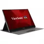 Viewsonic TD1655 datora monitors 39,6 cm (15,6 collas) 1920 x 1080 pikseļi Full HD LED skārienekrāns vairāklietotāju Melns, Sudraba