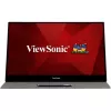 Viewsonic TD1655 datora monitors 39,6 cm (15,6 collas) 1920 x 1080 pikseļi Full HD LED skārienekrāns vairāklietotāju Melns, Sudraba