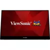 Viewsonic TD1655 datora monitors 39,6 cm (15,6 collas) 1920 x 1080 pikseļi Full HD LED skārienekrāns vairāklietotāju Melns, Sudraba