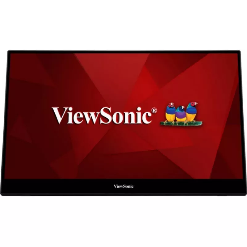 Viewsonic TD1655 datora monitors 39,6 cm (15,6 collas) 1920 x 1080 pikseļi Full HD LED skārienekrāns vairāklietotāju Melns, Sudraba