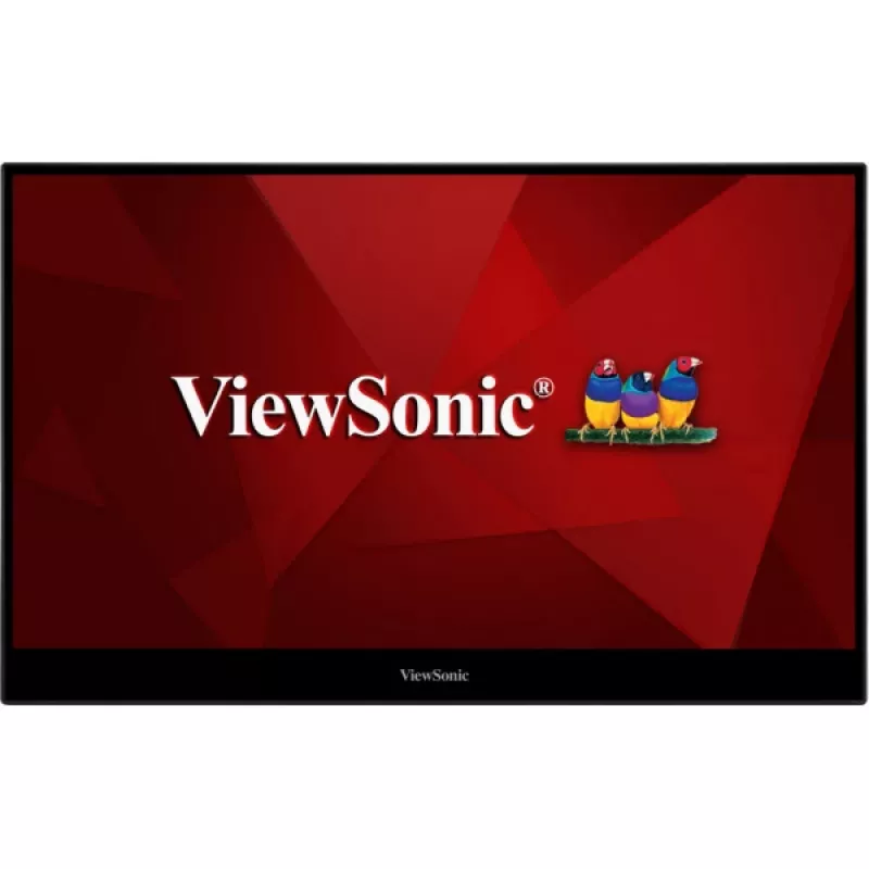Viewsonic TD1655 datora monitors 39,6 cm (15,6 collas) 1920 x 1080 pikseļi Full HD LED skārienekrāns vairāklietotāju Melns, Sudraba