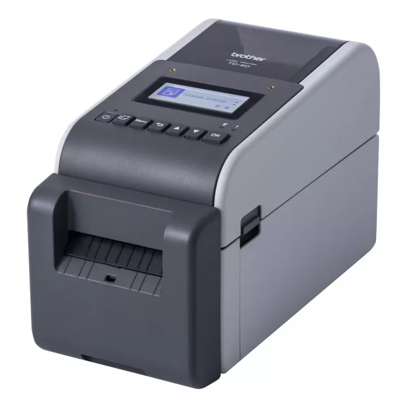 Brother TD-2350D203 etiķešu printeris termiskā druka 203 x 203 DPI 152 mm/s vadu un bezvadu savienojamība Ethernet LAN Wi-Fi Bluetooth