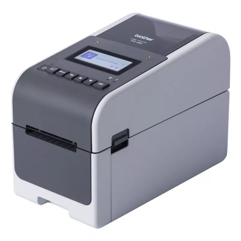 Brother TD-2350D203 etiķešu printeris termiskā druka 203 x 203 DPI 152 mm/s vadu un bezvadu savienojamība Ethernet LAN Wi-Fi Bluetooth