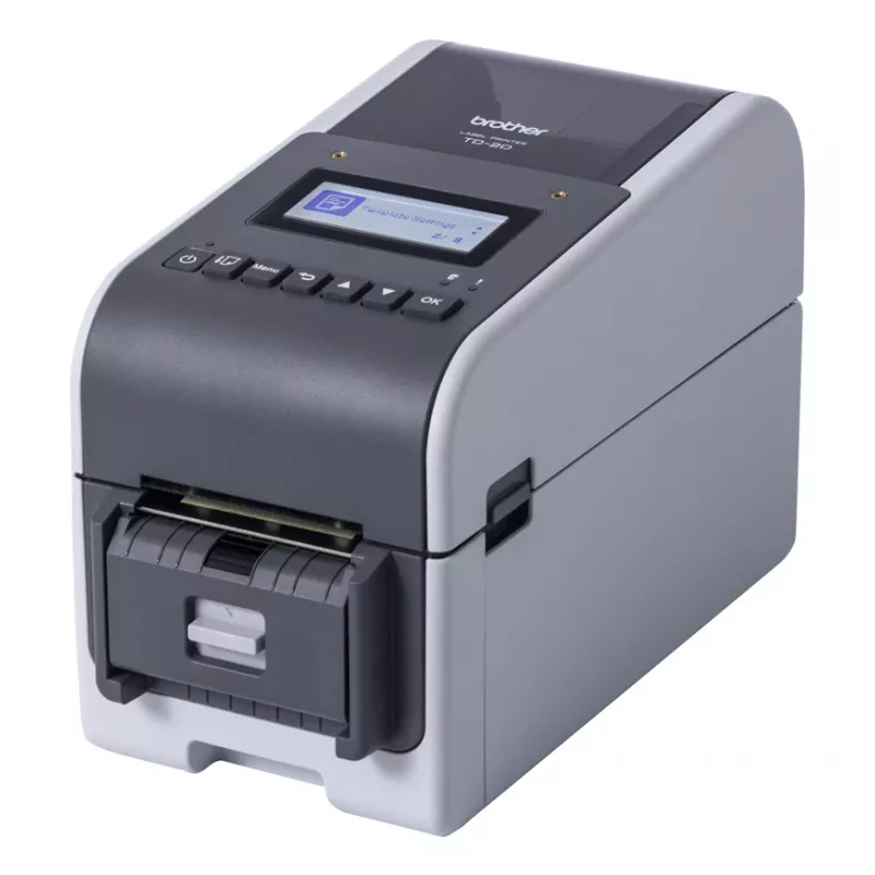 Brother TD-2350D203 etiķešu printeris termiskā druka 203 x 203 DPI 152 mm/s vadu un bezvadu savienojamība Ethernet LAN Wi-Fi Bluetooth