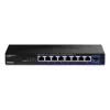 Nepārvaldīts tīkla komutators TRENDnet TEG-S5091 — 8× 2,5G RJ-45 porti, 60 Gbit/s, 12V, piestiprināms pie sienas