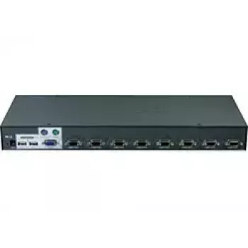 KVM slēdzis Trendnet TK-803R 8 portu USB/PS/2 montāžai statīvā, VGA, 2048x1536