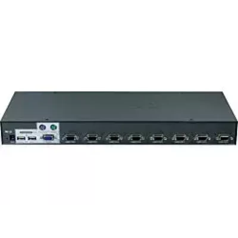 KVM slēdzis Trendnet TK-803R 8 portu USB/PS/2 montāžai statīvā, VGA, 2048x1536