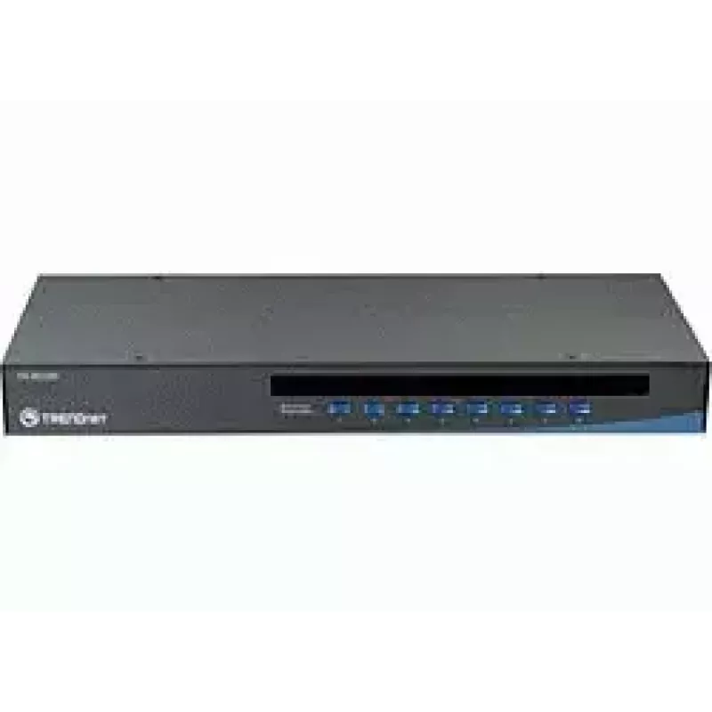 KVM slēdzis Trendnet TK-803R 8 portu USB/PS/2 montāžai statīvā, VGA, 2048x1536