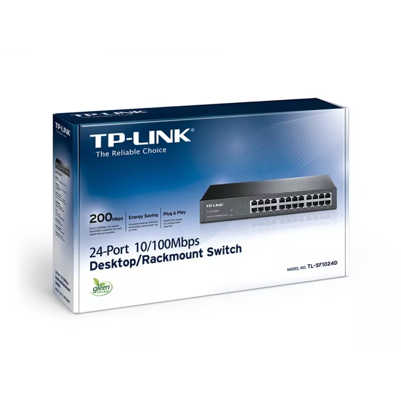 Slēdzis TP-Link TL-SF1024D Fast Ethernet 10/100