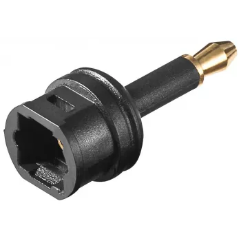 Microconnect TOSLINK-ADAPTER savienotāju adapteris Toslink 3.5 Toslink mini melns