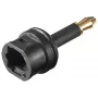 Microconnect TOSLINK-ADAPTER savienotāju adapteris Toslink 3.5 Toslink mini melns