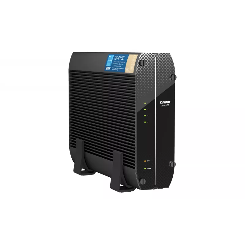 QNAP TS-410E NAS Tornis Intel® Celeron® J6412 8 GB 0 TB QNAP QTS Melns