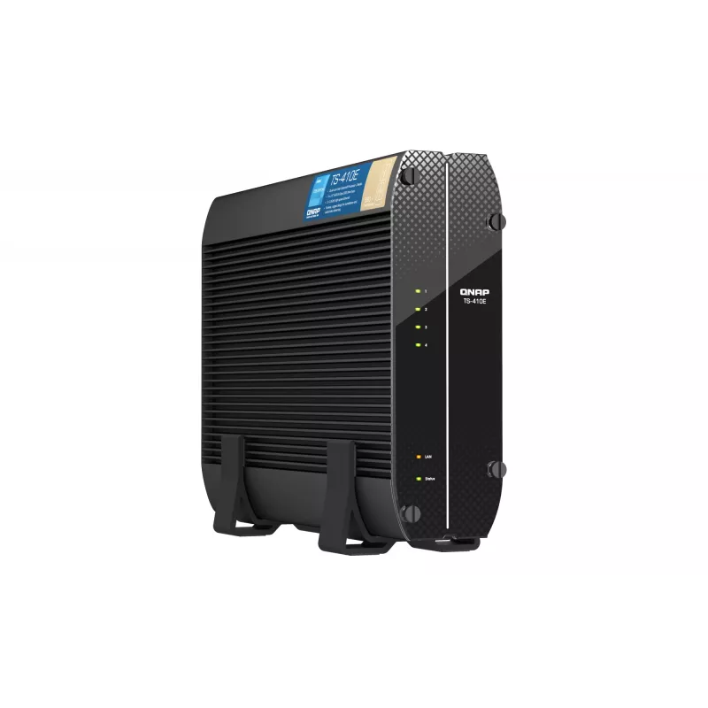 QNAP TS-410E NAS Tornis Intel® Celeron® J6412 8 GB 0 TB QNAP QTS Melns