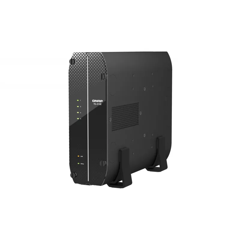 QNAP TS-410E NAS Tornis Intel® Celeron® J6412 8 GB 0 TB QNAP QTS Melns