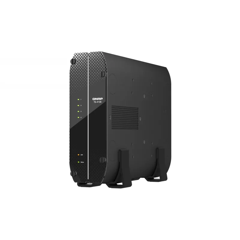 QNAP TS-410E NAS Tornis Intel® Celeron® J6412 8 GB 0 TB QNAP QTS Melns