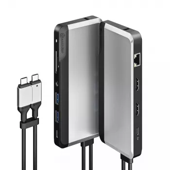 Dokstacija ALOGIC 10-in-1 Dual USB-C Super Dock