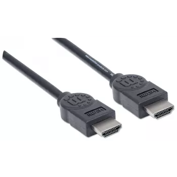 HDMI kabelis vīrietis-vīrietis Manhattan HDMM6 4K@30Hz 1,8 m melns