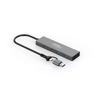 Microconnect UC0066-5G-USB-C-4IN1 saskarnes centrmezgls USB-C 4 porti
