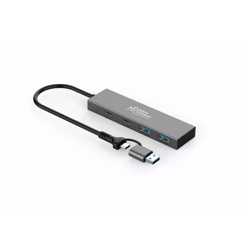 Microconnect UC0066-5G-USB-C-4IN1 saskarnes centrmezgls USB-C 4 porti
