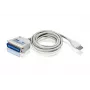 ATEN USB paralēlā printera kabelis UC1284B balts USB Type A C-36