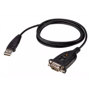 ATEN UC232AF USB Type-A RS-232 Melns 1,2 m kabelis