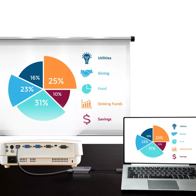 USB-C uz 4K HDMI adapteris ATEN UC3008A1-AT