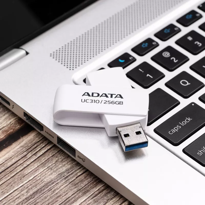 ADATA UC310 USB zibatmiņa 256 GB USB Type-A 3.2 Gen 1 (3.1 Gen 1) Balta