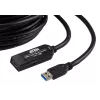 ATEN USB 3.2 Gen1 paplašinātāja kabelis 10m USB A uz USB C melns
