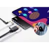 ATEN USB-C Travel Dock with Power Pass-Through, universāls, USB Type-C, melns, sudrabains
