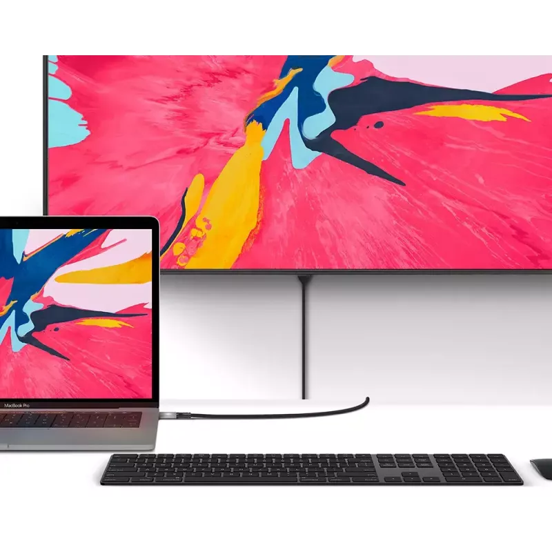USB-C uz HDMI kabelis ALOGIC ULCHD01-SGR 1m 4K 60Hz