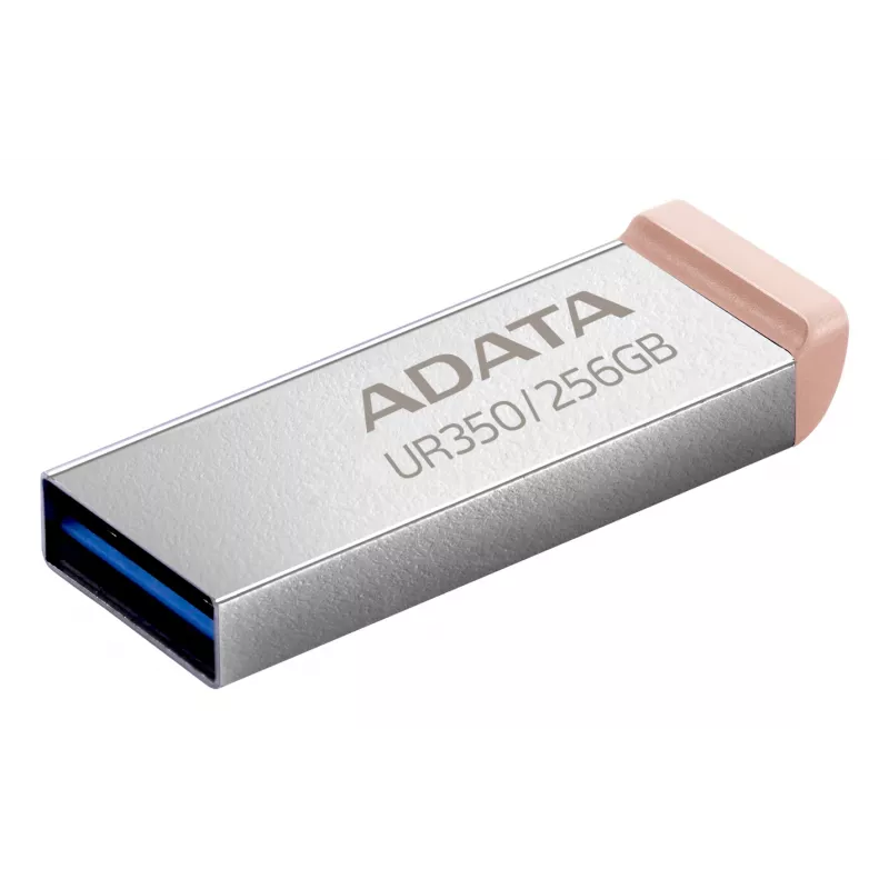 ADATA UR350 USB zibatmiņa 256 GB USB Type-A 3.2 Gen 1 (3.1 Gen 1) Brūna, nerūsējošais tērauds