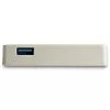 StarTech.com USB-C uz Gigabit Ethernet adapteris ar USB-A portu - balts, 1 Gbps NIC, USB 3.0/USB 3.1 Type-C tīkla adapteris - 1 GbE USB-C RJ45/LAN, TB3 saderīgs, Windows, MacBook Pro, Chromebook