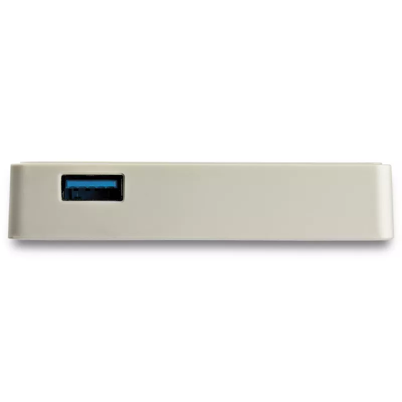 StarTech.com USB-C uz Gigabit Ethernet adapteris ar USB-A portu - balts, 1 Gbps NIC, USB 3.0/USB 3.1 Type-C tīkla adapteris - 1 GbE USB-C RJ45/LAN, TB3 saderīgs, Windows, MacBook Pro, Chromebook