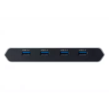 ATEN 2 portu 4K DisplayPort USB-C KVM dokstacijas pārslēdzējs ar strāvas pārvadi