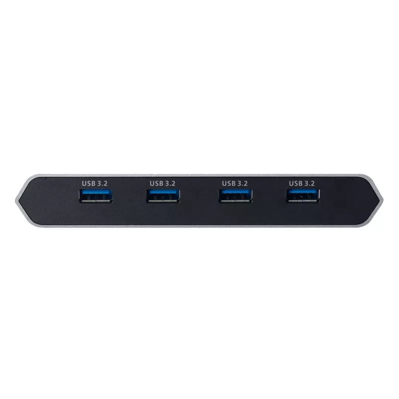 ATEN 2 portu 4K DisplayPort USB-C KVM dokstacijas pārslēdzējs ar strāvas pārvadi