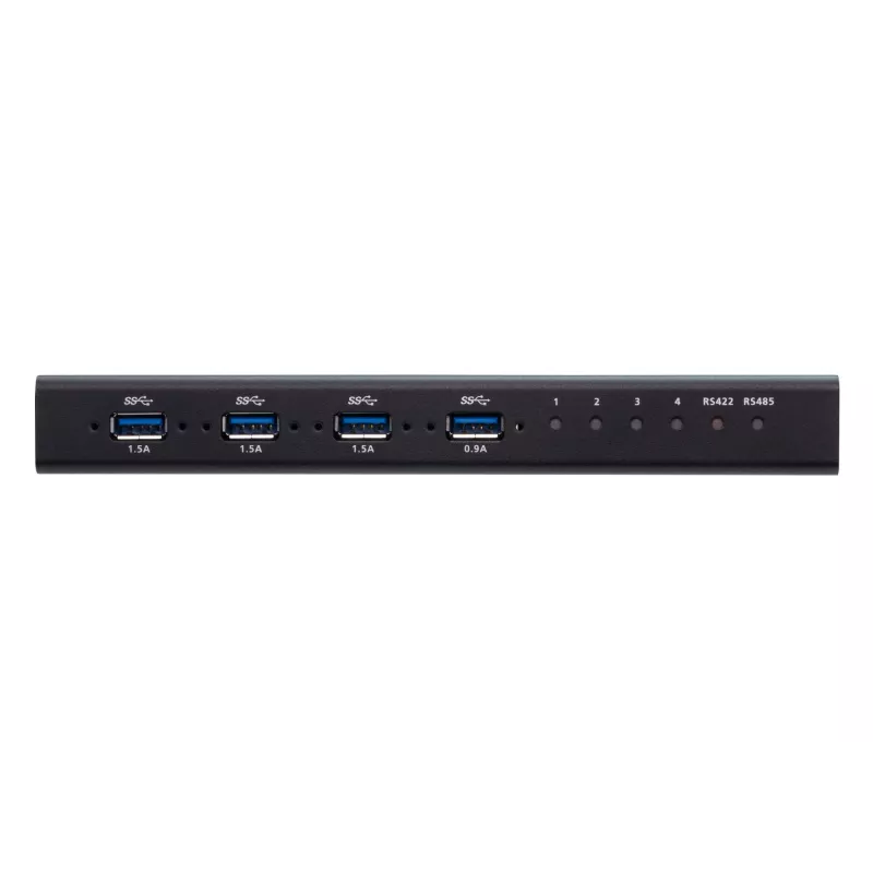 ATEN 4-Port USB 3.1 Gen1 Industrial Switch, 5 Gbit/s, Melns, Metal, 0 - 50 °C, -20 - 60 °C, 0 - 80%