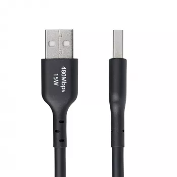 StarTech.com 4m (13 pēdas) USB-A uz USB-C uzlādes kabelis, uzlāde un sinhronizācija, 3A, USB 2.0, TPE apvalks – melns USB uzlādes vads
