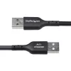 StarTech.com 4m (13 pēdas) USB-A uz USB-C uzlādes kabelis, uzlāde un sinhronizācija, 3A, USB 2.0, TPE apvalks – melns USB uzlādes vads