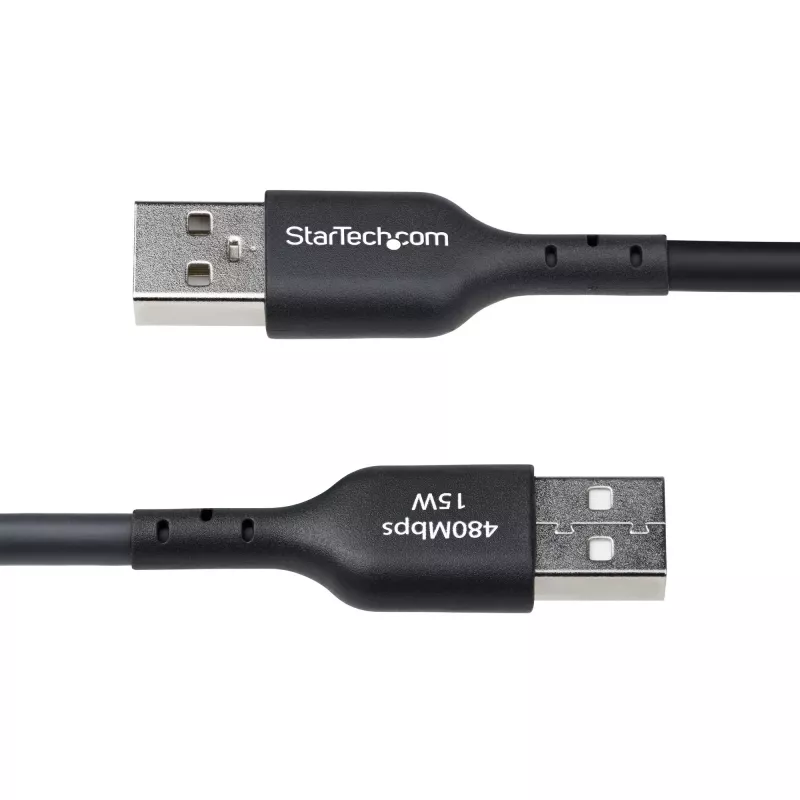 StarTech.com 4m (13 pēdas) USB-A uz USB-C uzlādes kabelis, uzlāde un sinhronizācija, 3A, USB 2.0, TPE apvalks – melns USB uzlādes vads