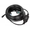 Microconnect USB3.0AAF10A USB kabelis USB 3.2 Gen 1 (3.1 Gen 1) 10 m USB A Melns